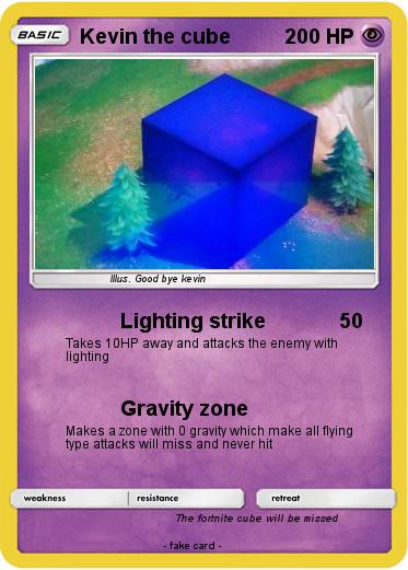 Pokemon Kevin the cube