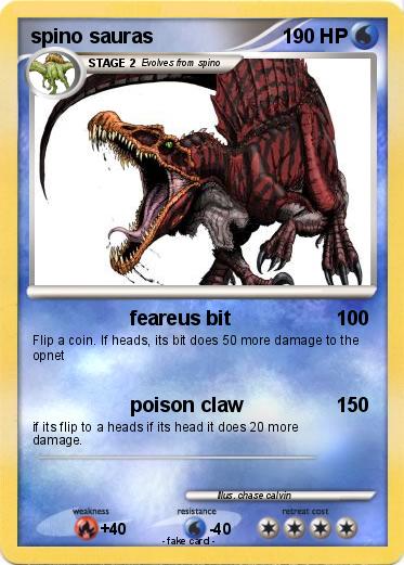 Pokemon spino sauras