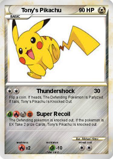 Pokemon Tony's Pikachu