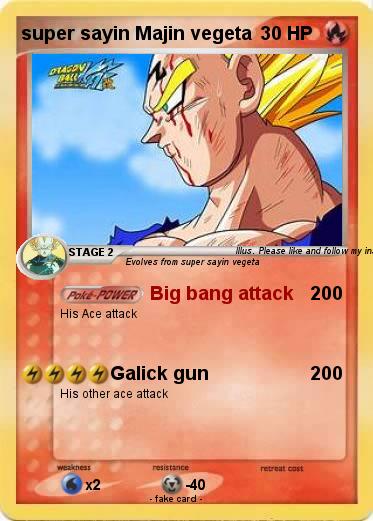 Pokemon super sayin Majin vegeta
