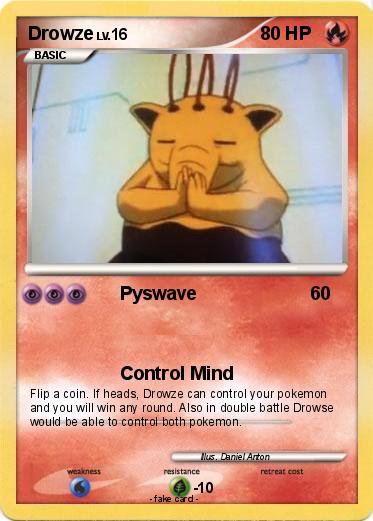 Pokemon Drowze