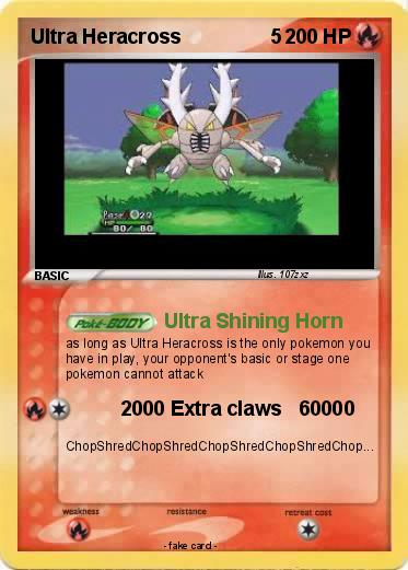 Pokemon Ultra Heracross                5