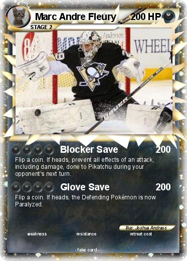 Pokemon Marc Andre Fleury