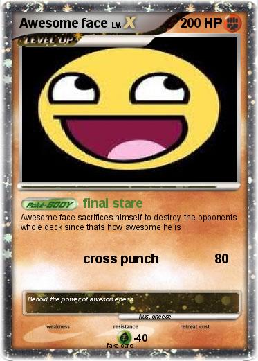 Pokemon Awesome face