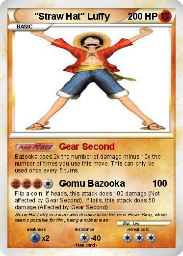 Pokemon "Straw Hat" Luffy