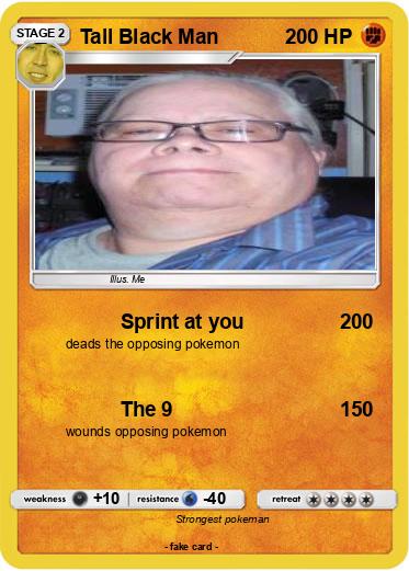 Pokemon Tall Black Man