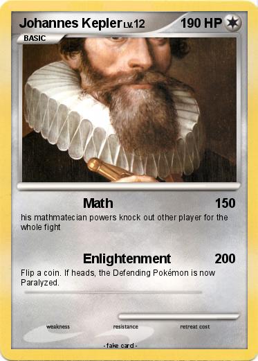 Pokemon Johannes Kepler