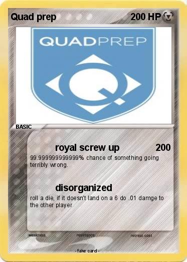 Pokemon Quad prep