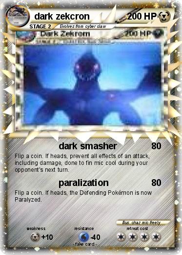 Pokemon dark zekcron