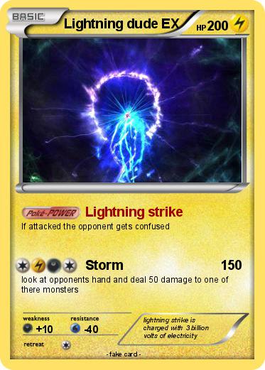 Pokemon Lightning dude EX
