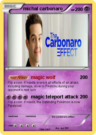 Pokemon michal carbonaro