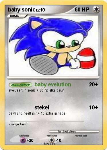 Pokemon baby sonic