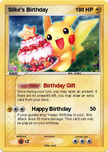Pokemon Silke's Birthday