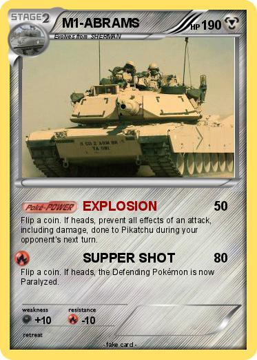 Pokemon M1-ABRAMS