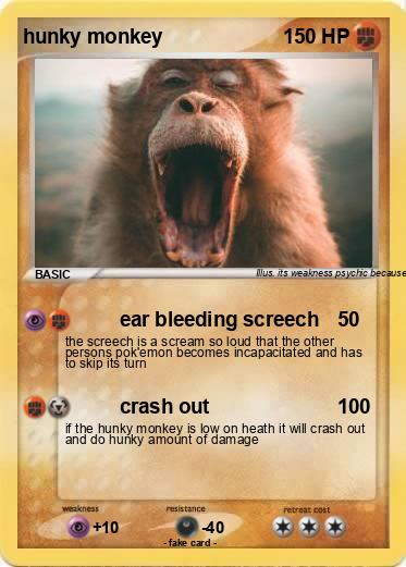 Pokemon hunky monkey