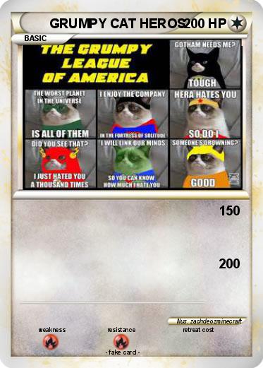 Pokemon GRUMPY CAT HEROS