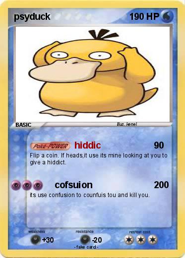 Pokemon psyduck