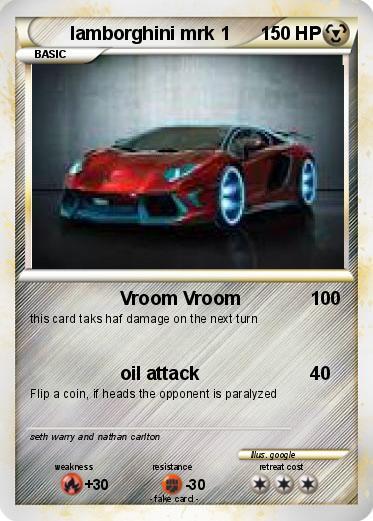 Pokemon lamborghini mrk 1
