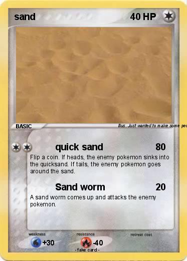 Pokemon sand