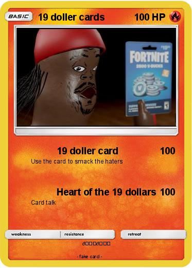 Pokemon 19 doller cards