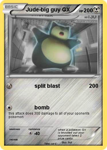 Pokemon Jude-big guy GX