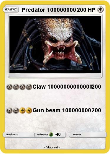 Pokemon Predator 100000000