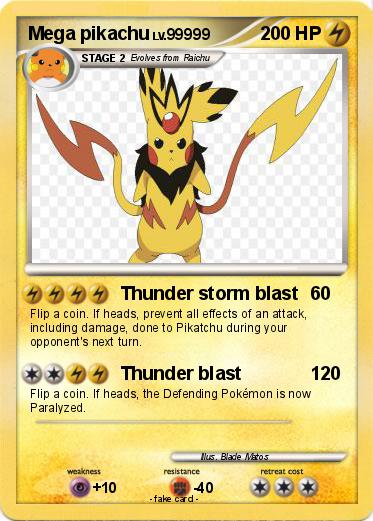 Pokemon Mega pikachu