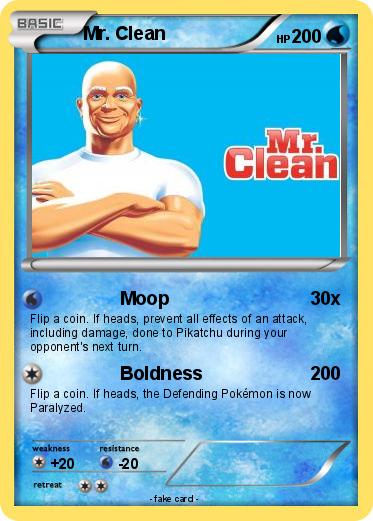 Pokemon Mr. Clean
