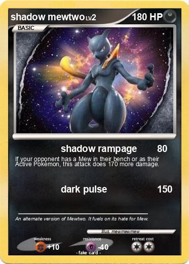 Pokemon shadow mewtwo