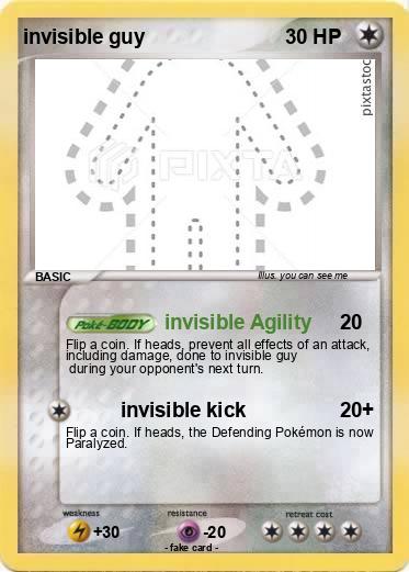 Pokemon invisible guy
