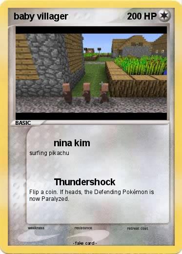 Pokemon baby villager