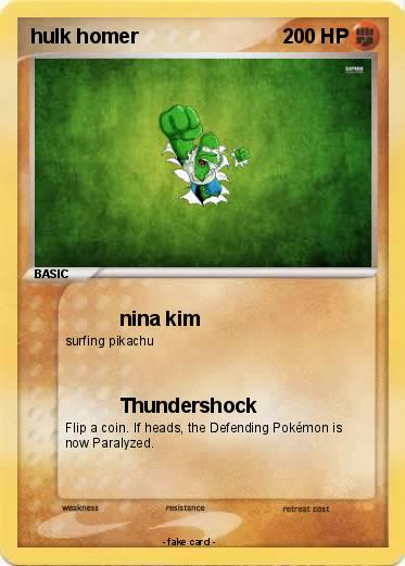 Pokemon hulk homer