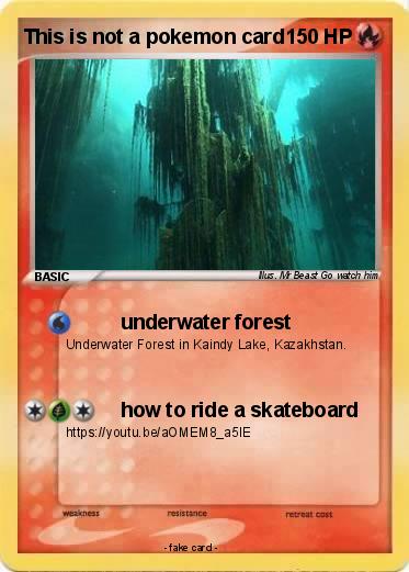 Pokemon This is not a pokemon card