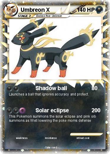 Pokemon Umbreon X