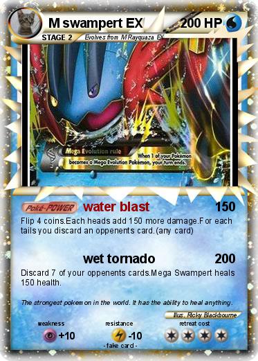 Pokemon M swampert EX