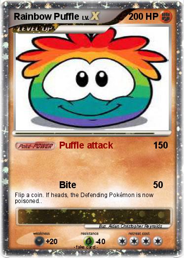 Pokemon Rainbow Puffle