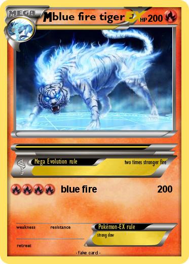Pokemon blue fire tiger