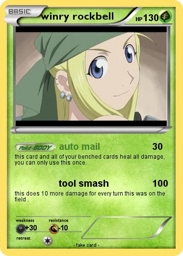 Pokemon winry rockbell
