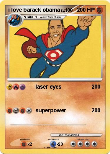 Pokemon i love barack obama