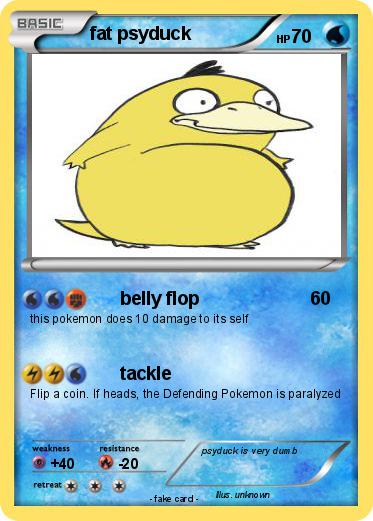 Pokemon fat psyduck