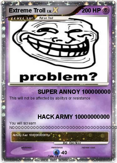 Pokemon Extreme Troll