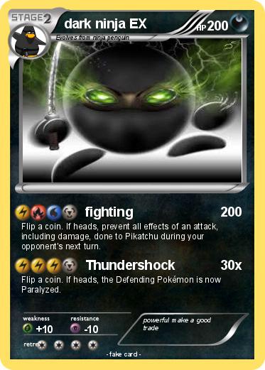 Pokemon dark ninja EX