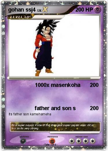 Pokemon gohan ssj4