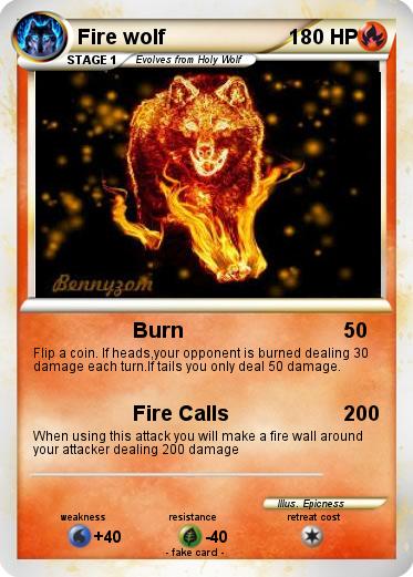 Pokemon Fire wolf