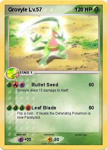 Pokemon Grovyle Lv.57
