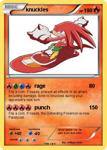 Pokemon knuckles