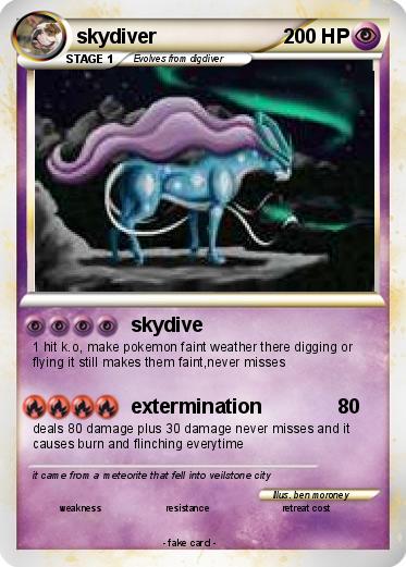 Pokemon skydiver