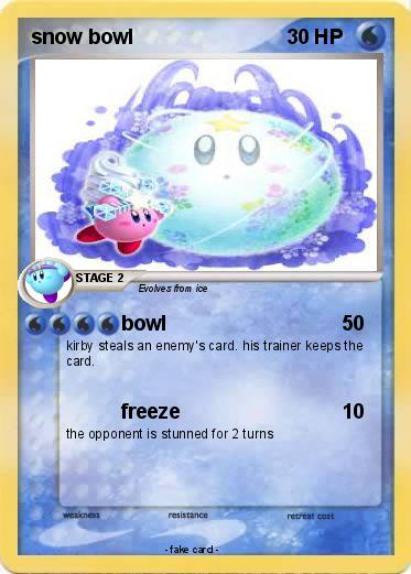 Pokemon snow bowl