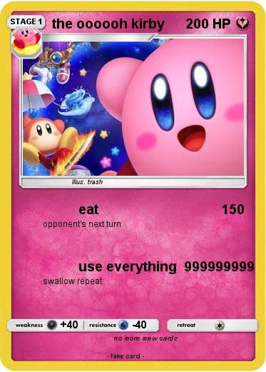 Pokemon the oooooh kirby