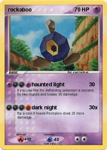 Pokemon rockaboo